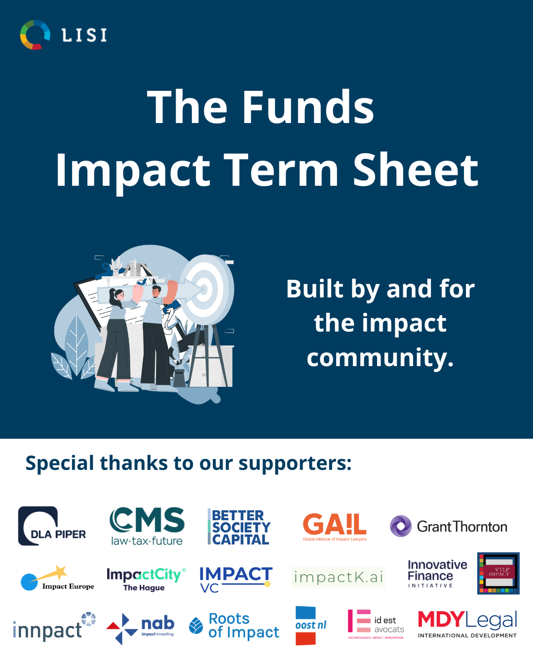 MDY Legal becomes public supporter of LISI’s Funds Impact Term Sheet